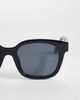 Mango Mango oversized cat eye sunglasses in black - 2