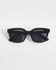 Mango Mango oversized cat eye sunglasses in black - 3