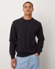Mango Mango oversized sweatshirt in black-Navy - 1
