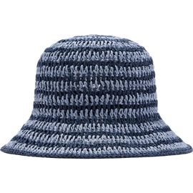 MANGO MANGO Paper Straw Crochet Bucket Hat