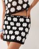 Mango Mango Parasol crochet mini skirt in black and white - part of a set - 3