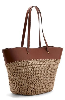 MANGO MANGO Paros Straw Tote