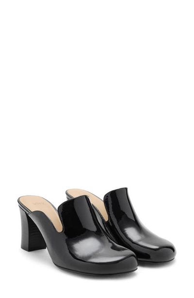 MANGO MANGO Patent Heeled Mule