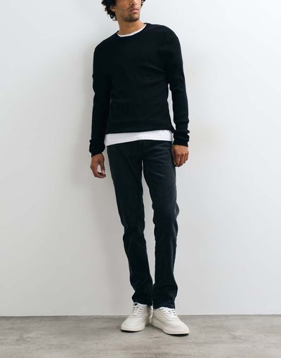 Mango Mango Patrick slim fit jean in washed black