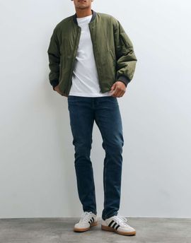 Mango Mango Patrick slim fit jeans in dark blue