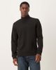 Mango Mango performance high neck long sleeve thermal T-shirt in black - 1