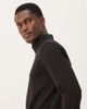 Mango Mango performance high neck long sleeve thermal T-shirt in black - 4