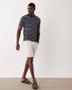 Mango Mango performance striped crew neck T-shirt in navy - 2