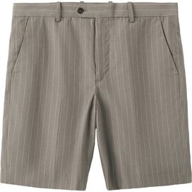 MANGO MANGO Pinstripe Bermuda Shorts