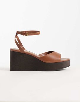 Mango Mango platform wedges in brown