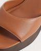Mango Mango platform wedges in brown - 3