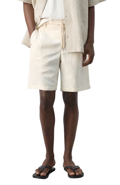 MANGO MANGO Pleat Front Shorts