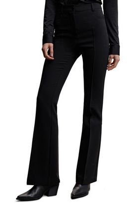 MANGO MANGO Pleated Flare Trousers