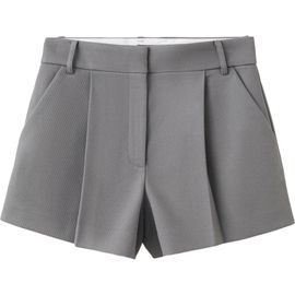 MANGO MANGO Pleated Straight Leg Shorts