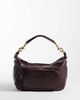 Mango Mango pocket detail shoulder bag in burgundy-Red - 1
