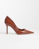 Mango Mango pointed heels in terracotta-Brown - 1