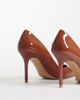Mango Mango pointed heels in terracotta-Brown - 4