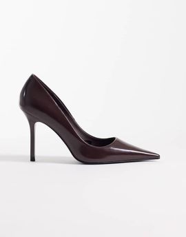 Mango Mango pointed pumps in burgundy-Red