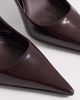 Mango Mango pointed pumps in burgundy-Red - 2