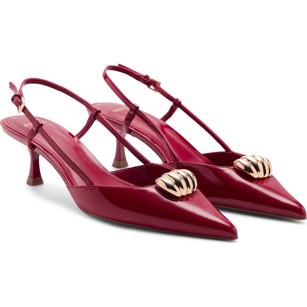 MANGO MANGO Pointed Toe Slingack Pump
