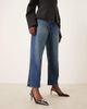 Mango Mango pointed toe slingback heels with statement hardware in black - 2