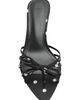 MANGO MANGO Polka Dot Bow Kitten Heel Sandal - 3