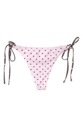 MANGO MANGO Polka Dot Brazilian Cut Bikini Bottoms
