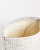 Mango Mango pouch cosmetic bag in check print-Neutral - 3