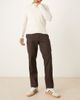 Mango Mango premium tailored pants in deep brown - 2