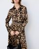 MANGO MANGO Printed Belted Long Sleeve Shirtdress - 3