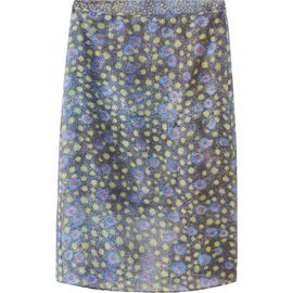 MANGO MANGO Printed Overlay Midi Skirt