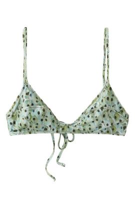 MANGO MANGO Printed Triangle Bikini Top