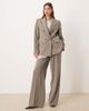 Mango Mango Puglia tailored double breasted blazer in gray - part of a set - 3