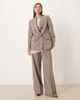 Mango Mango Puglia tailored flared pants in gray - part of a set - 1