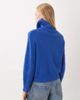 Mango Mango quarter zip sweater in electric blue - 3