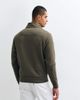 Mango Mango quarter zip sweatshirt in khaki-Green - 4