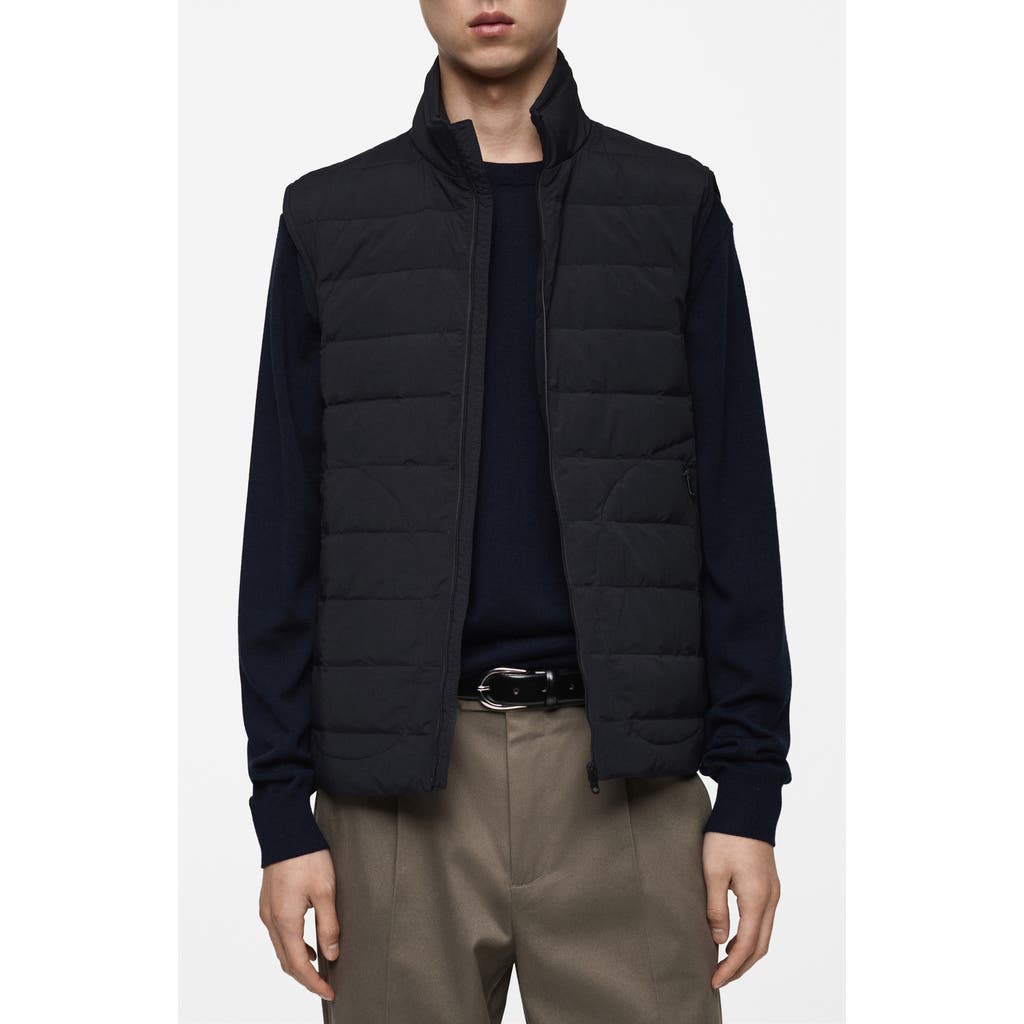 MANGO MANGO Quilted Down Vest