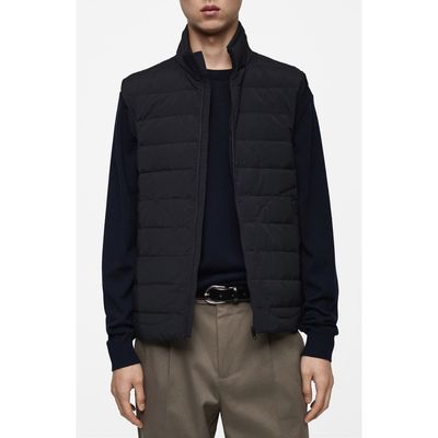 MANGO MANGO Quilted Down Vest