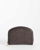 Mango Mango raffia effect wallet in brown - 1