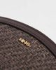 Mango Mango raffia effect wallet in brown - 2