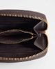 Mango Mango raffia effect wallet in brown - 4