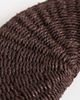 Mango Mango raffia fan clutch bag in brown - 3