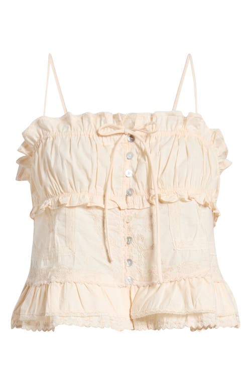 MANGO MANGO Ramo Ruffle Lace Top