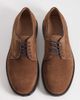 Mango Mango real suede lace up brogues in brown - 3