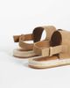 Mango Mango real suede sandals in brown - 4