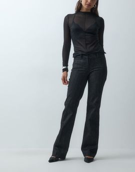 Mango Mango relaxed jean in black