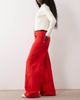 Mango Mango relaxed jeans in red - 3