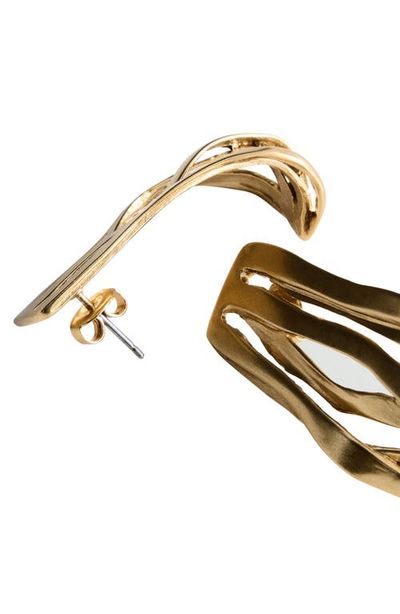 MANGO MANGO Relief Hoop Earrings