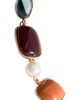 MANGO MANGO Resin & Imitation Pearl Tiered Long Earrings - 2