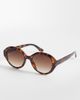 Mango Mango retro round frame sunglasses in tortoise shell-Brown - 1